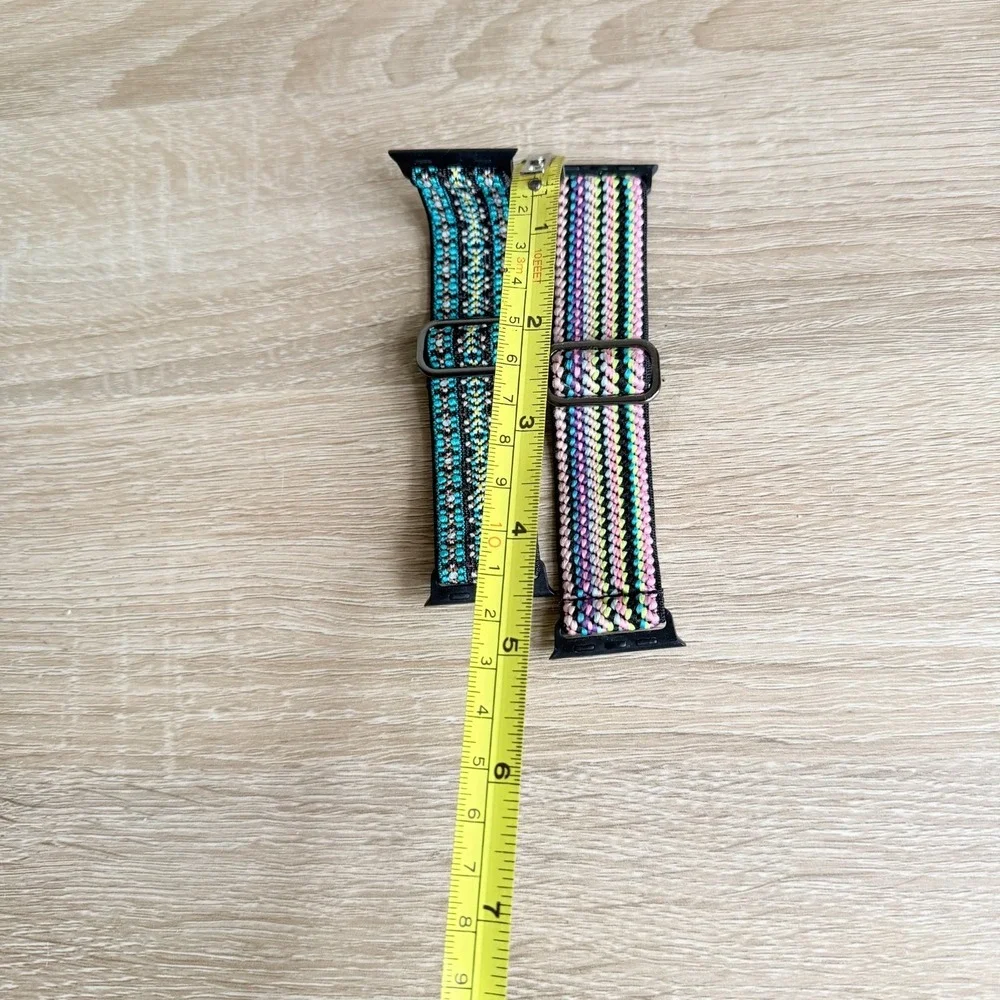 Apple Watch Adjustable Nylon‎ Elastic Band-38/40/41-42/44/45/49mm All Series
